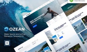 Ozean – Water Sports & Surfing Elementor Template Kit