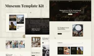 Ozeum – Modern Art Gallery & Museum Elementor Template Kit