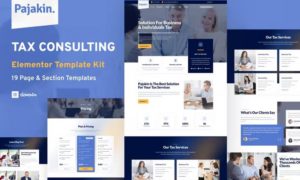 Pajakin – Tax Consultant & Financial Advisor Template Kit