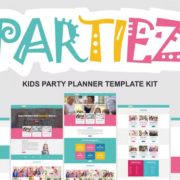 Partiez – Kids Party Planner Elementor Template Kit