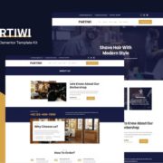 Partiwi – Barbershop Elementor Template Kit