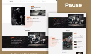 Pause – Blog & Magazine Elementor Template Kit