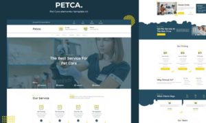 Petca – Pet Care Elementor Template Kit