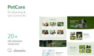 PetCare – Pet Boarding and Care Centre Template Kit