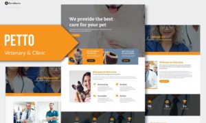 Petto – Vetenary Pet Clinic Template Kit