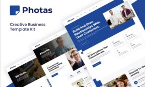 Photas – Email Marketing Company Elementor Template Kit