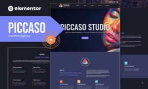 Piccaso – Photography Elementor Template Kit