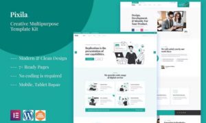 Pixila – Creative Multipurpose Elementor Template Kit