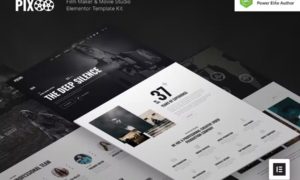 Pixoo – Film Maker & Movie Studio Elementor Template Kit