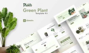 Planto – Green Elementor Template Kit