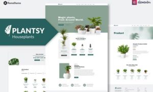 Plantsy – Houseplants Elementor Template Kit