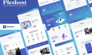 Pleshost – Cloud Web Hosting Elementor Template Kit