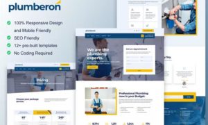 Plumberon – Plumbing Service Elementor Template Kit