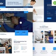 Plumbr – Plumbing Services Elementor Template Kit