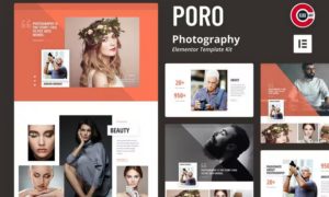 Poro – Photography Elementor Template Kit