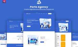 Porto Agency – Creative Digital Business Elementor Template Kit