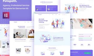 Potopath – Digital Agency Elementor Template Kit