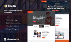 Prygo – Transport & Logistics Elementor Template Kit