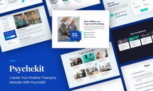 PsycheKit – Psychologist & Hypnotherapy Elementor Template Kit