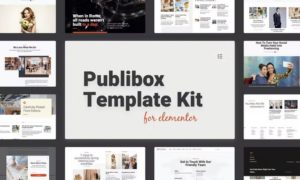 Publibox – Blog & Magazine Elementor Template Kit