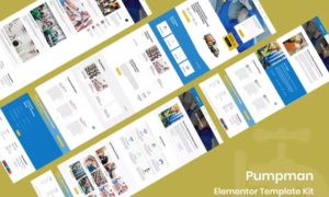 Pumpman – Plumbing Service Elementor Template Kit