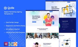 Qolle – Digital Marketing Agency Elementor Template Kit