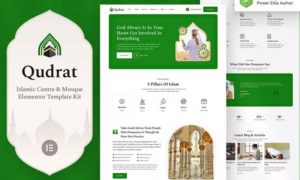 Qudrat – Islamic Center & Mosque Elementor Template Kit