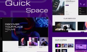 QuickSpace – Creative Business Elementor Template Kit