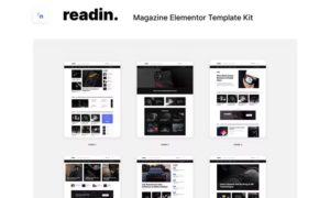 Readin – Blog & Magazine Elementor Template Kit