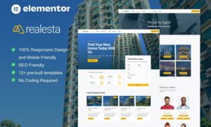 Realesta – Real Estate Elementor Template Kit