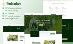 Reboist – Landscape & Gardening Elementor Template Kit