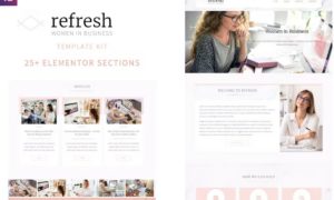 Refresh – Women in Business Elementor Template Kit