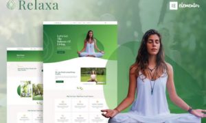 Relaxa – Yoga Teacher & Studio Elementor Template Kit