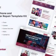 Repair Guy | Mobile Phone & Computer Repair Elementor Template Kit