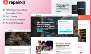 RepairKit – Mobile Phone & Computer Repair Elementor Template Kit