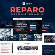 Reparo – Car Service Elementor Template Kit