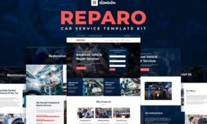 Reparo – Car Service Elementor Template Kit