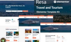 Resa – Travel & Tourism Elementor Template Kit