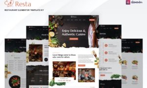 Resta – Restaurant Elementor Template Kit