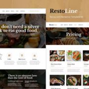 Restoline – Restaurant Elementor Template Kit