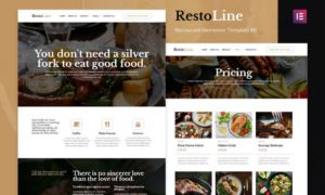 Restoline – Restaurant Elementor Template Kit