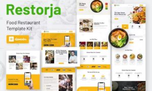 Restorja – Restaurant & Food Elementor Template Kit