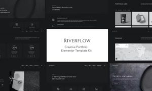 Riverflow – Creative Portfolio Elementor Template Kit