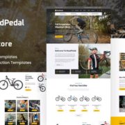 RoadPedal – Bicycle Store Elementor Template Kit