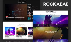 Rockabae – Music Blog & Magazine Elementor Template Kit