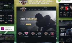 Roethlon – American Football & NFL Elementor Template Kit