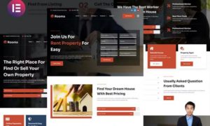 Rooma – Real Estate & House Developer Elementor Template Kit