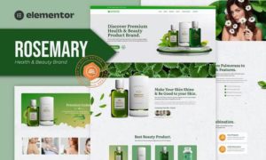 Rosemary – Health & Beauty Brand Elementor Template Kit