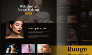 Rouge – Makeup & Beauty Elementor Template Kit