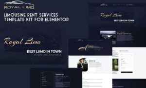 Royal Limo – Limousine Rent Services Template Kit